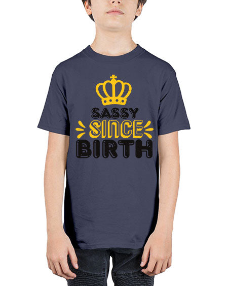 Saddy since birth Style 198# - baby shower - Youth Tee Unisex