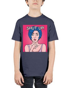 Shut Up 1044# - art pop art - Youth Tee Unisex
