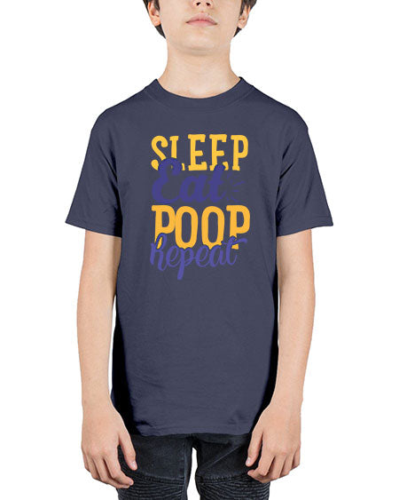 Sleep Eat Poop Repeat Style 206# - baby - Youth Tee Unisex