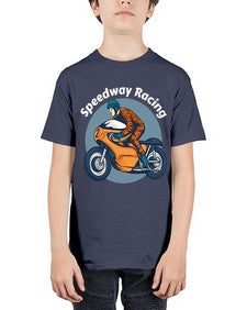 Speedway racing 64# - motorcycle - Youth Tee Unisex
