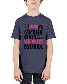Straight Outta Nursing Style Style 1426# - nurse - Youth Tee Unisex