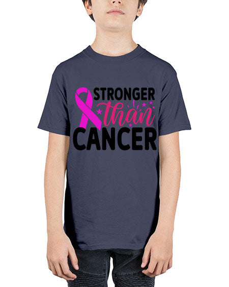 Stronger Than Cancer 6# - breast cancer - Youth Tee Unisex