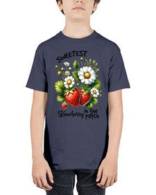 Sweetest Strawberry In The Patch 1598# - strawberry - Youth Tee Unisex