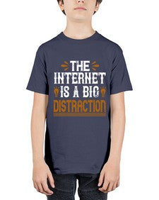 The internet is a big distraction 53# - internet - Youth Tee Unisex