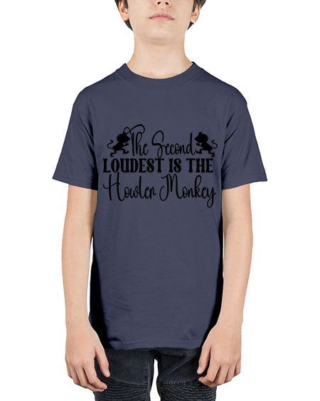 The second loudest is the  - monkey - Youth Tee Unisex