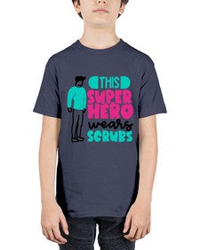 This Superhero Wears Scrubs Style Style 1564# - nurse - Youth Tee Unisex