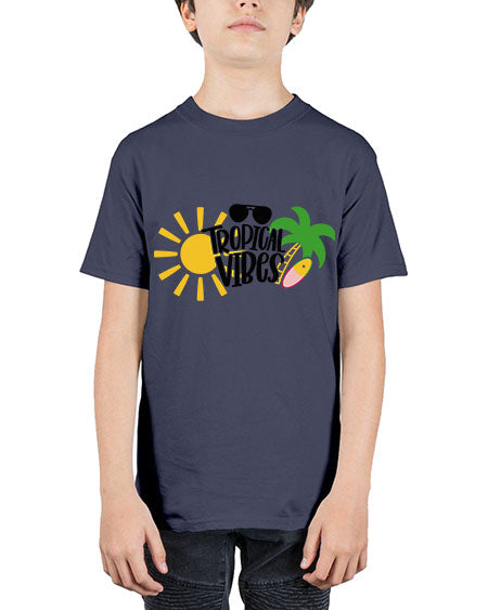 Tropical Vibes Style 9# - summer - Youth Tee Unisex