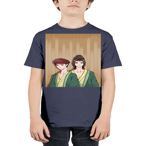 Two man in a hot spring 18# - anime - Youth Tee Unisex