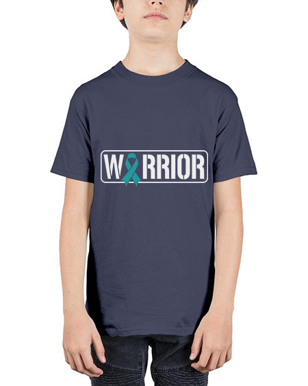 Warrior PTSD Awareness Teal Military 2# - PTSD - Youth Tee Unisex