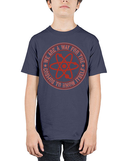 We are a way for the cosmos to know itself 300# - general science - Youth Tee Unisex