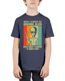 When I started the original alien 45# - ufo - Youth Tee Unisex