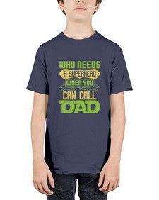 Who needs 266# - cartoon super hero - Youth Tee Unisex