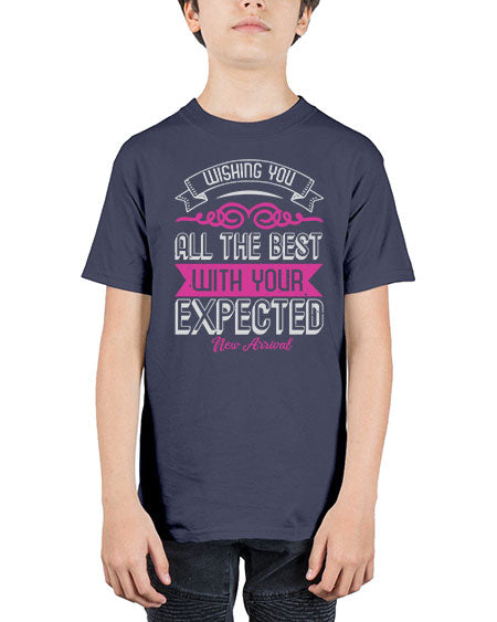 Wishing you all the best on your new arrival Style 240# - baby shower - Youth Tee Unisex