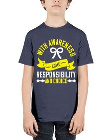 With awareness come responsibility and choice Style 5# - Self awareness - Youth Tee Unisex