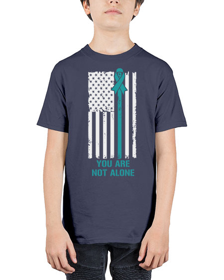 You Are Not Alone PTSD 1# - PTSD - Youth Tee Unisex