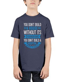 You dont build a house without its foundation Style 1685# - nurse - Youth Tee Unisex