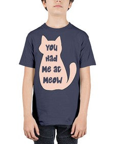 You had Me at Meow - cats - Youth Tee Unisex