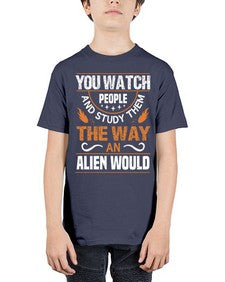 You watch people and stufey them 47# - ufo - Youth Tee Unisex