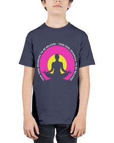 Your Soul Deserves to be Relaxed 657# - yoga - Youth Tee Unisex