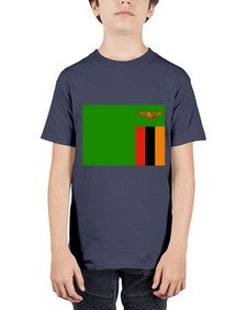 Zambia 2160# - world flags - Youth Tee Unisex