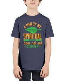 a man of my spiritual intensity does not eat corpses 6# - vegan - Youth Tee Unisex