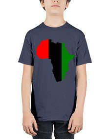 africamap 275# - black words and phrases - Youth Tee Unisex