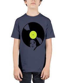 afrovinyl 63# - black girls or women - Youth Tee Unisex