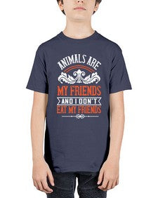 animals are my friends and i dont eat my friends 24# - vegan - Youth Tee Unisex