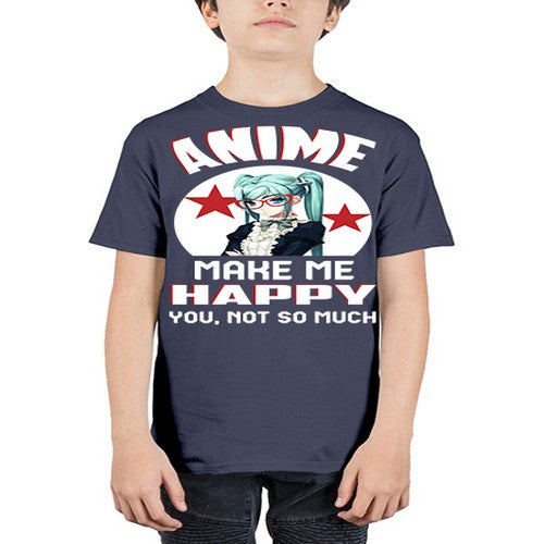 anime make me happy you not so much210# - anime - Youth Tee Unisex