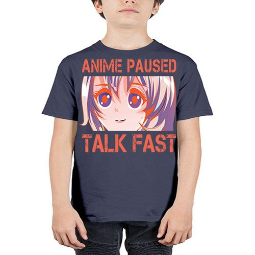 anime paused talk fast211# - anime - Youth Tee Unisex