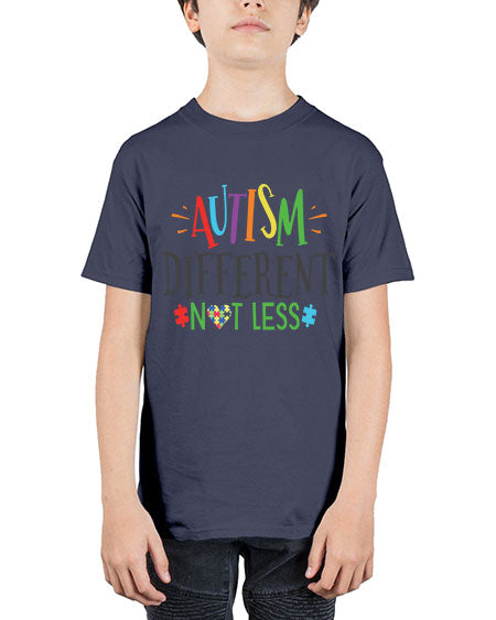 autism different not less Style 5# - autism - Youth Tee Unisex