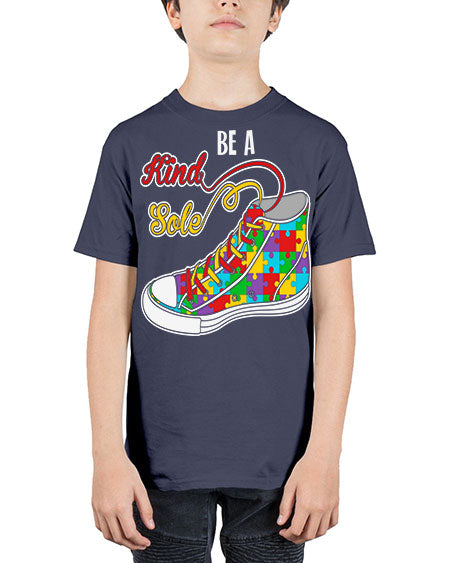be a kind sole autism 59# - autism - Youth Tee Unisex