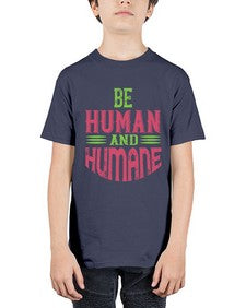 be human and humane 628# - vegan - Youth Tee Unisex