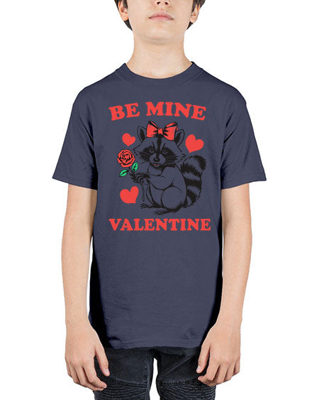 be mine valentine 3# - raccoon - Youth Tee Unisex