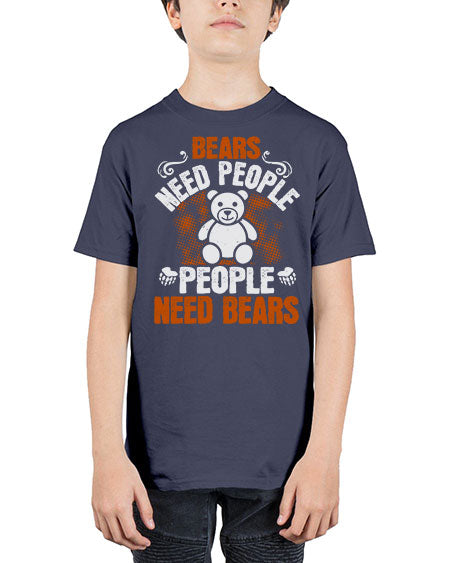 bears need people people need bears 59# - bears - animals - Youth Tee Unisex