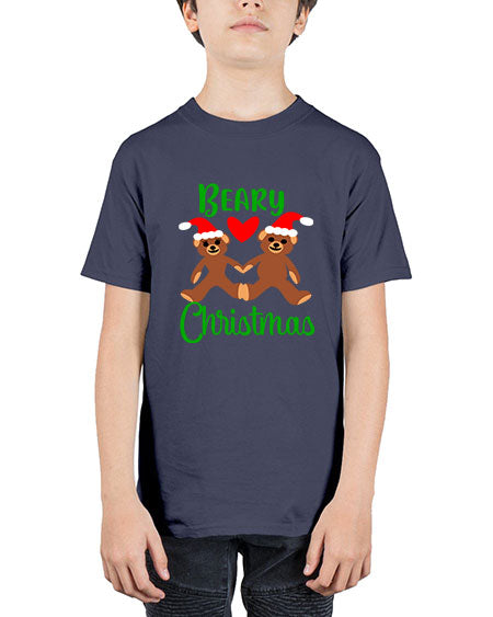 beary christmas 61# - bears - animals - Youth Tee Unisex