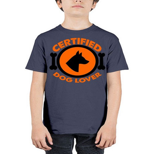certified dog lover - dogs - Youth Tee Unisex