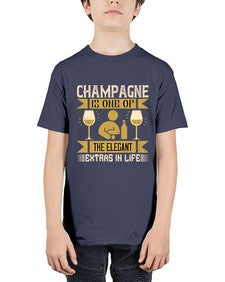 champagne is one of the elegant extras in life 78# - drinking - Youth Tee Unisex