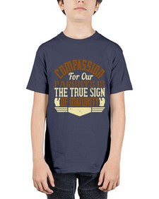compassion for our parents is the true sign of maturity 132# - parents day - Youth Tee Unisex
