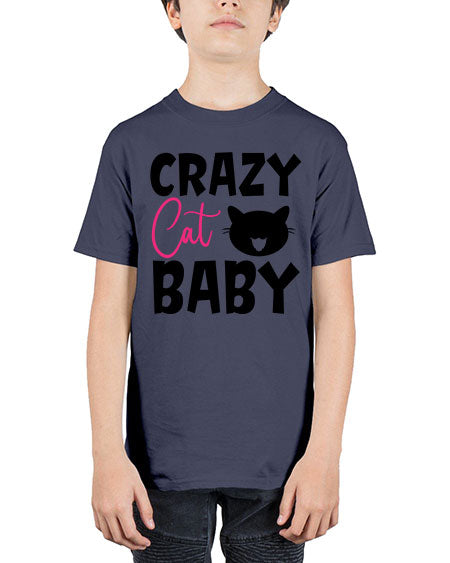 crazy cat baby Style 66# - baby - Youth Tee Unisex