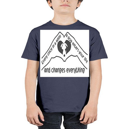dog changes everything 75# - dogs - Youth Tee Unisex