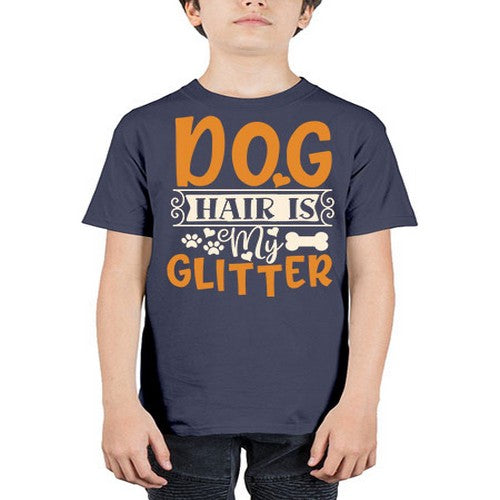 dog hair is my glitter 80# - dogs - Youth Tee Unisex