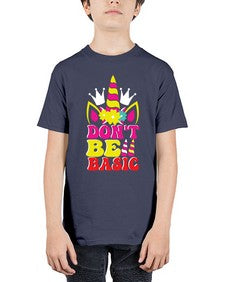 dont be basic 94# - unicorn - Youth Tee Unisex