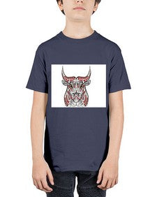 ethnic bull 418# - mandala - Youth Tee Unisex