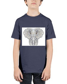 ethnic elefant 422# - mandala - Youth Tee Unisex