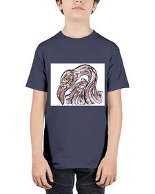 ethnic flamingo 423# - mandala - Youth Tee Unisex