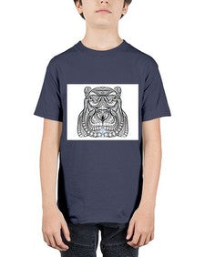 ethnic hippo 426# - mandala - Youth Tee Unisex