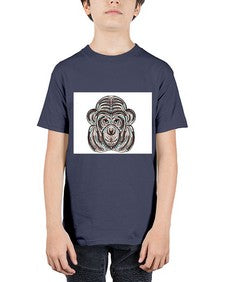 ethnic monkey 431# - mandala - Youth Tee Unisex