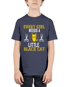 every girl needs alittle black cats Style 48# - cats - Youth Tee Unisex