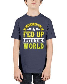fed by plans fed up with the world 168# - vegan - Youth Tee Unisex